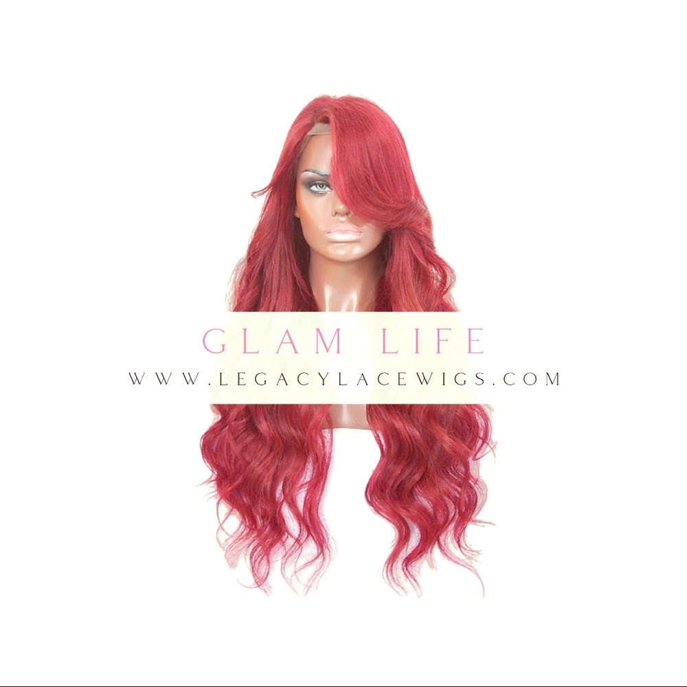 Lace wigs not used but semi custom made takes 2wks